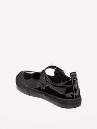 Shiny Faux-Leather Mary-Jane Sneaker for Girls