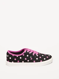 Canvas Lace-Up Sneakers for Girls