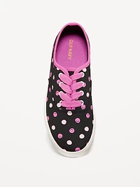 Canvas Lace-Up Sneakers for Girls