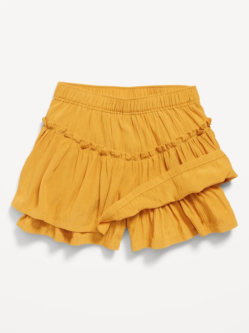 High-Waisted Skort for Toddler Girls