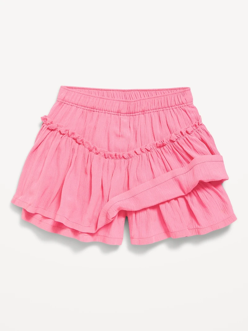 High-Waisted Skort for Toddler Girls