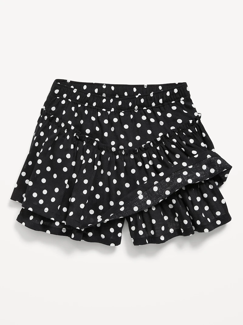 High-Waisted Skort for Toddler Girls
