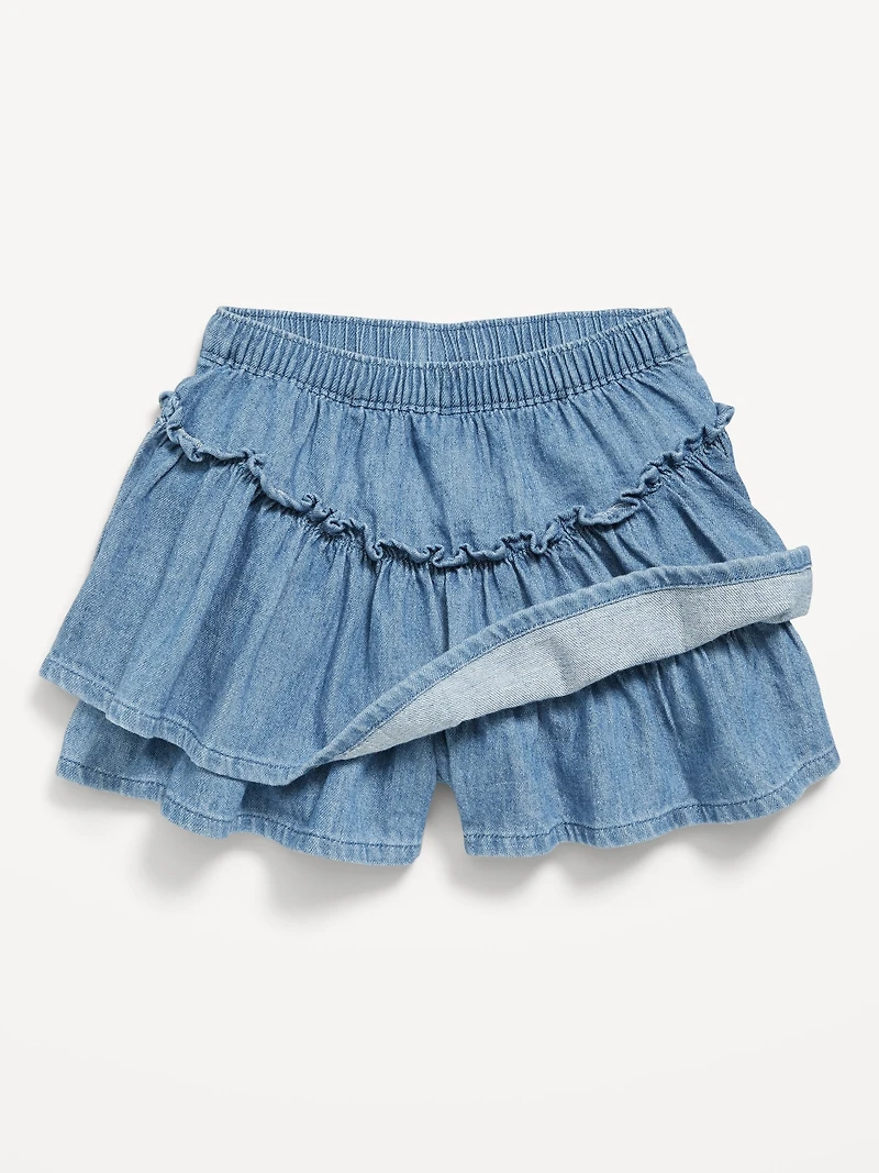 High-Waisted Skort for Toddler Girls