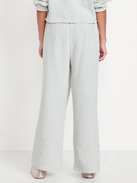 Baggy Fleece Straight-Leg Sweatpants for Girls