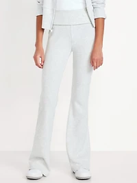 CozePlush Foldover Flare Leggings for Girls