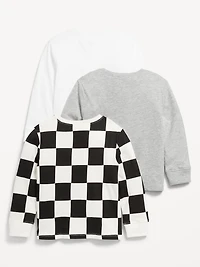 Long-Sleeve T-Shirt 3-Pack for Toddler Boys