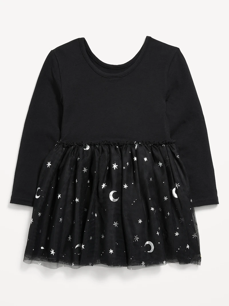Long-Sleeve Tutu Dress for Toddler Girls