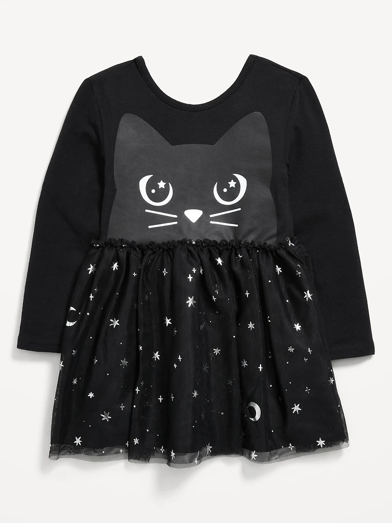 Long-Sleeve Tutu Dress for Toddler Girls