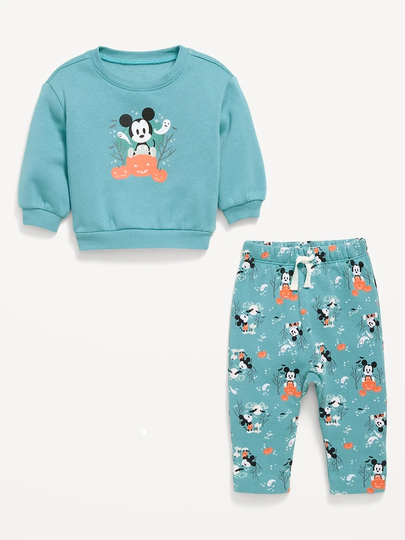 Disney© Unisex Graphic Sweatshirt and Sweatpants Set for Baby