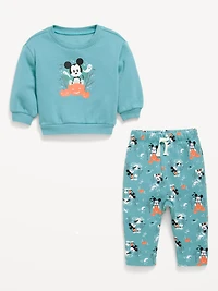 Disney© Unisex Graphic Sweatshirt and Sweatpants Set for Baby