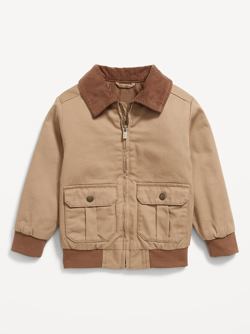 Full-Zip Barn Jacket for Toddler Boys