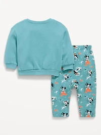 Disney© Unisex Graphic Sweatshirt and Sweatpants Set for Baby