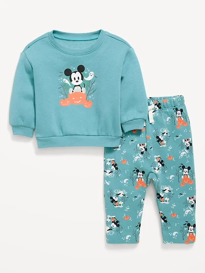 Disney© Unisex Graphic Sweatshirt and Sweatpants Set for Baby