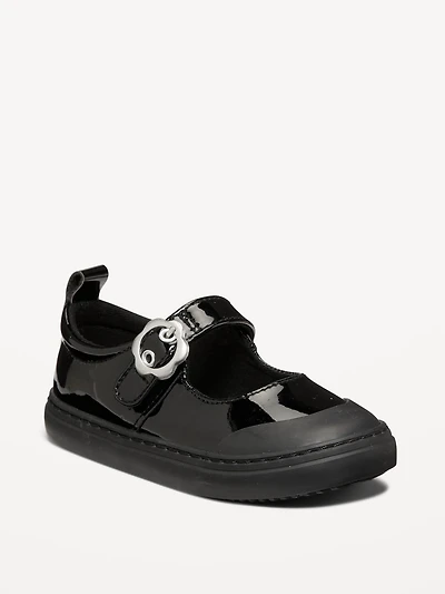 Shiny Faux-Leather Mary Jane Shoes for Toddler Girls
