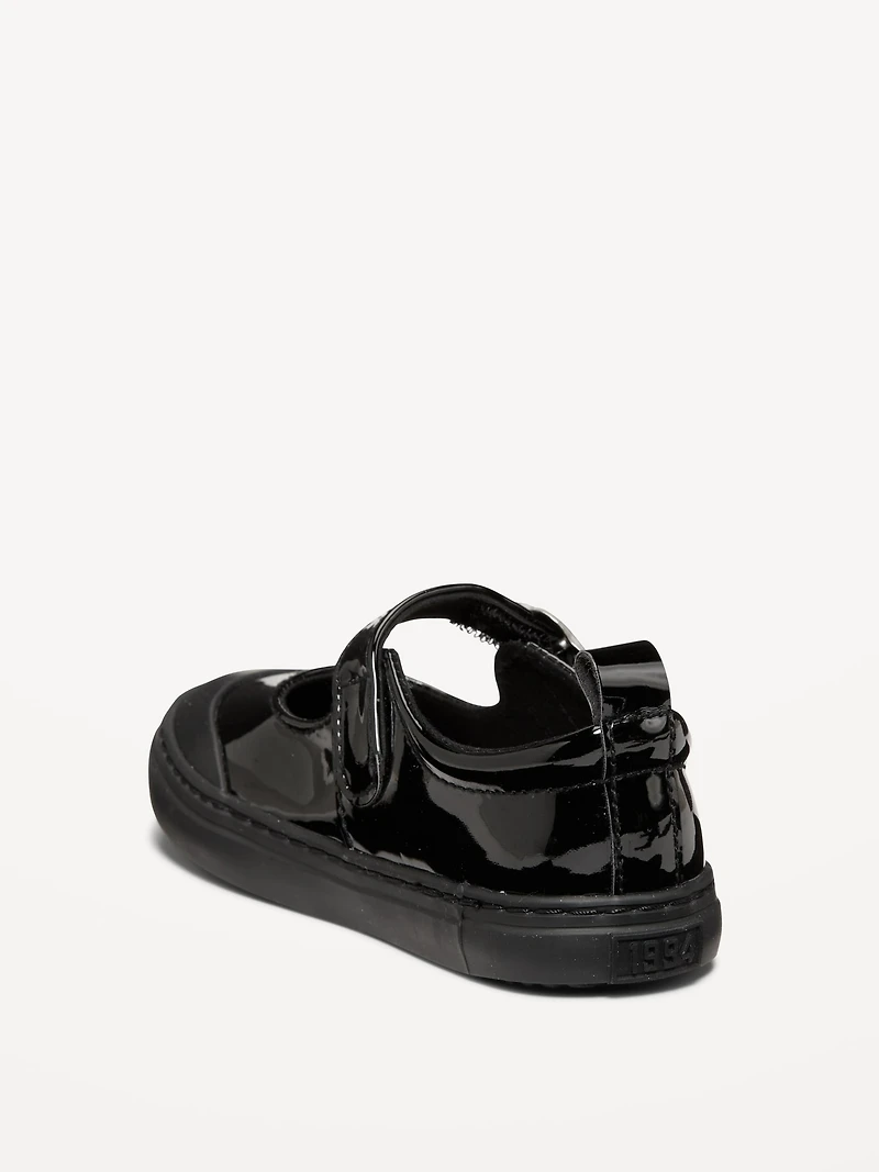 Shiny Faux-Leather Mary Jane Shoes for Toddler Girls