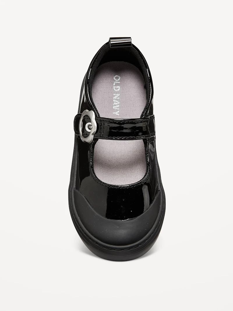 Shiny Faux-Leather Mary Jane Shoes for Toddler Girls