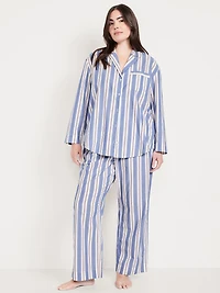 Poplin Pajama Pant Set