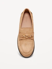 Faux-Leather Loafer