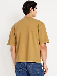 Garment-Dyed Cropped T-Shirt