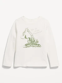 Long-Sleeve Unisex Graphic T-Shirt for Toddler