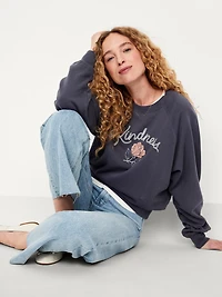 SoComfy Oversized Raglan Sweatshirt