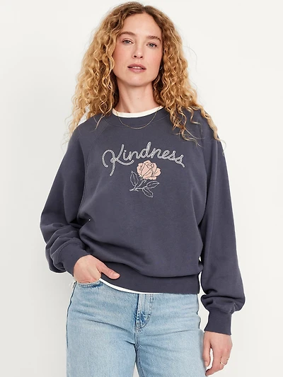 SoComfy Oversized Raglan Sweatshirt