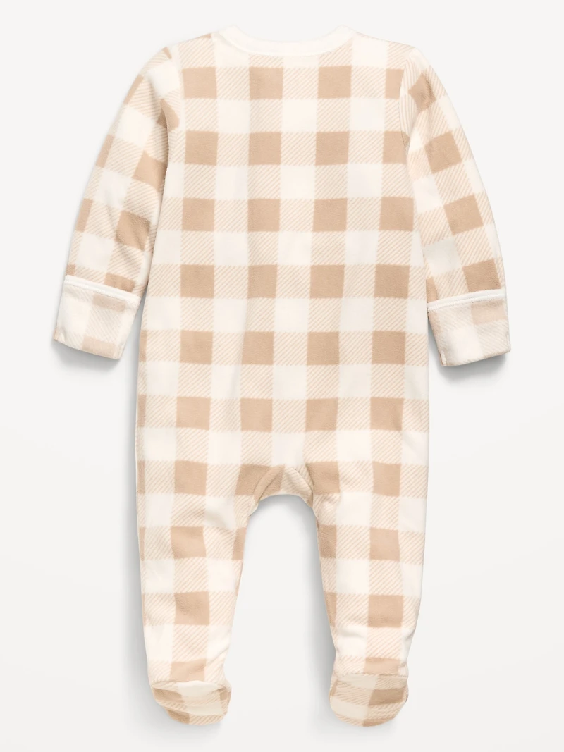 2-Way-Zip Sleep & Play Microfleece Footed One-Piece for Baby