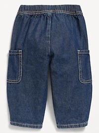 Baggy Barrel-Leg Cargo Jeans for Baby