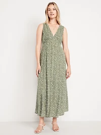 Fit & Flare Floral Maxi Dress