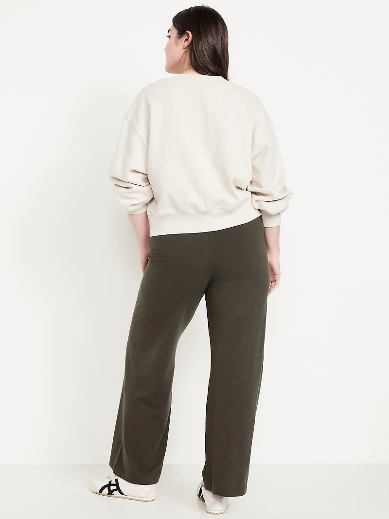 High-Waisted Fashion Wide-Leg Leggings