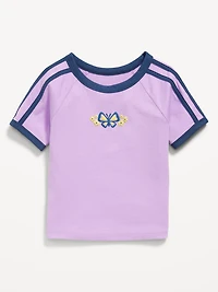 Fitted Short-Sleeve Graphic T-Shirt for Girls