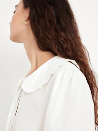 Ruffle-Collar Top