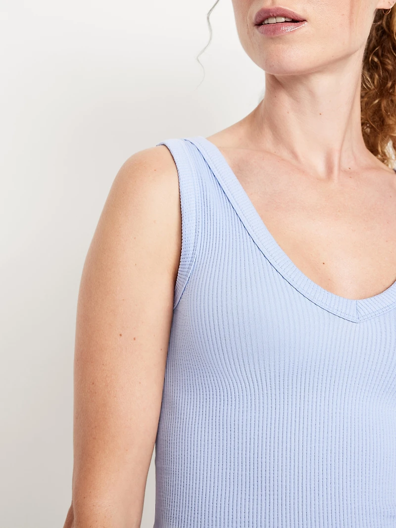 Exhale Seamless Fitted Rib Tank