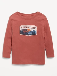 Long-Sleeve Unisex Graphic T-Shirt for Toddler
