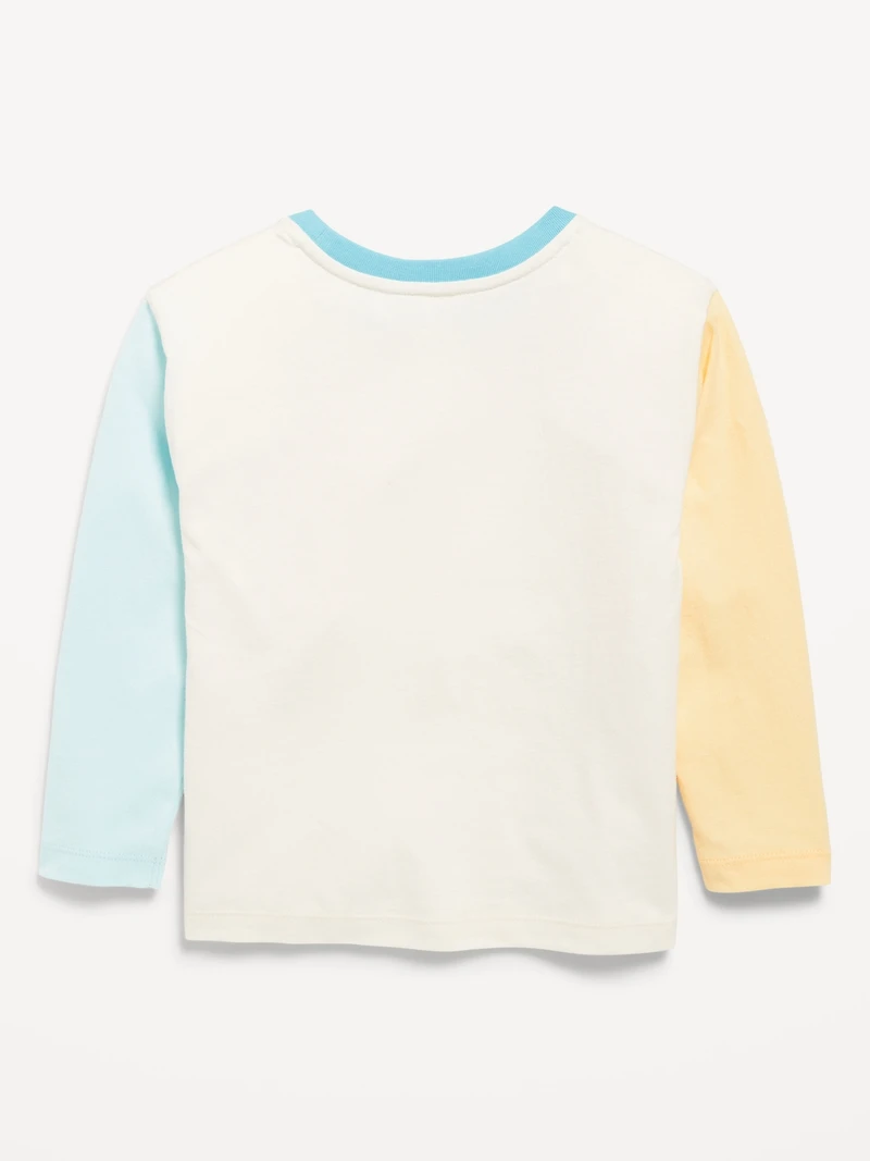 Long-Sleeve Heart Pocket T-Shirt for Toddler Girls