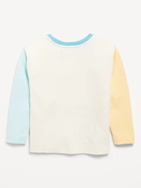Long-Sleeve Heart Pocket T-Shirt for Toddler Girls