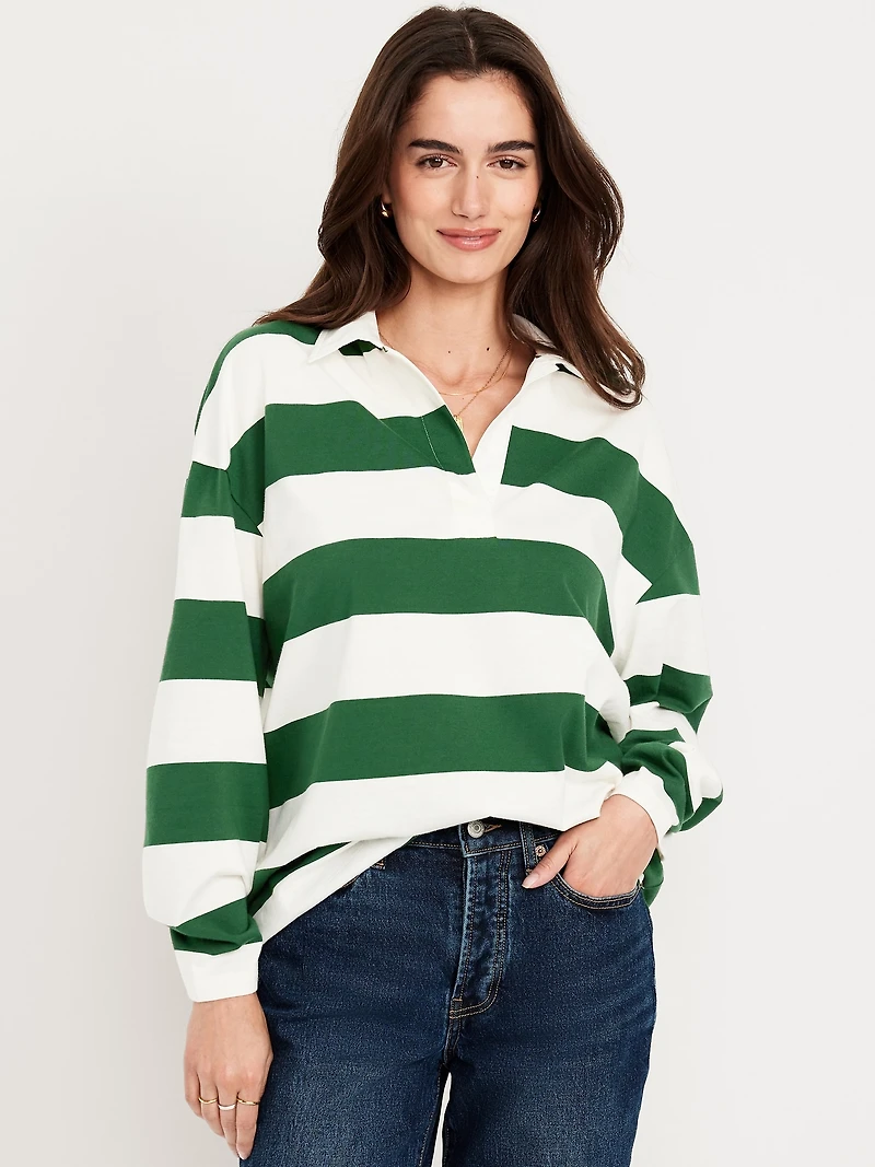 Oversized Rugby Polo