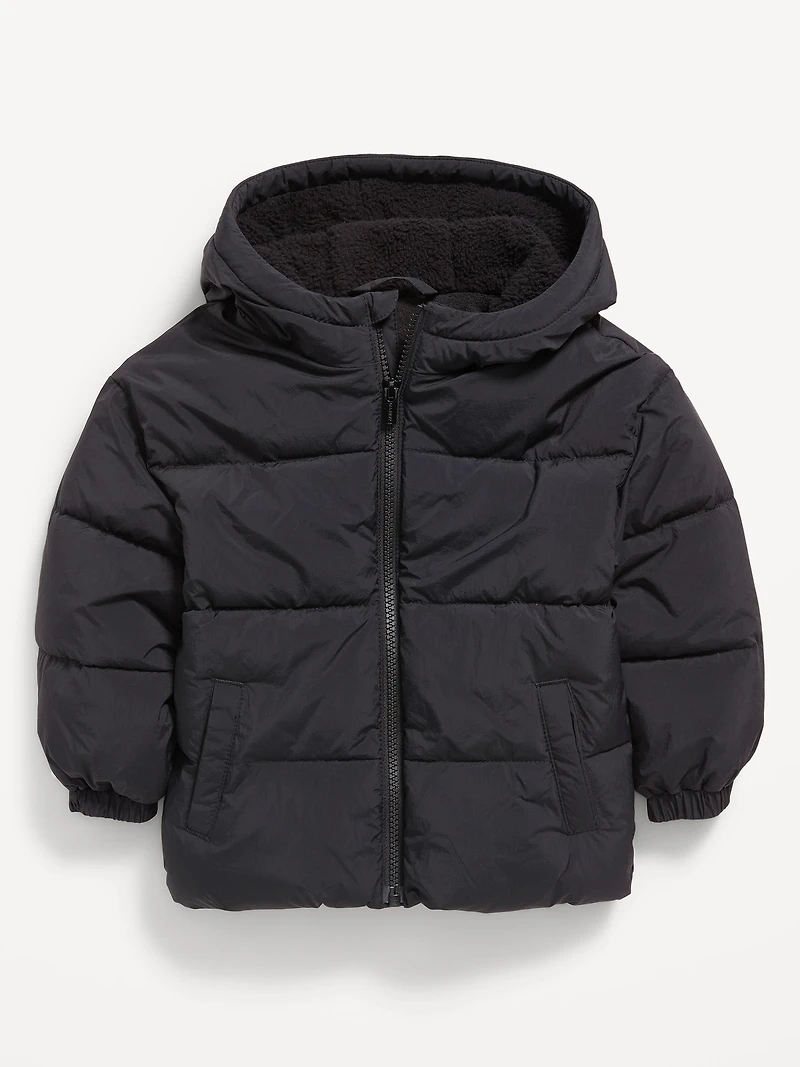 Water-Resistant Puffer Jacket for Toddler Boys