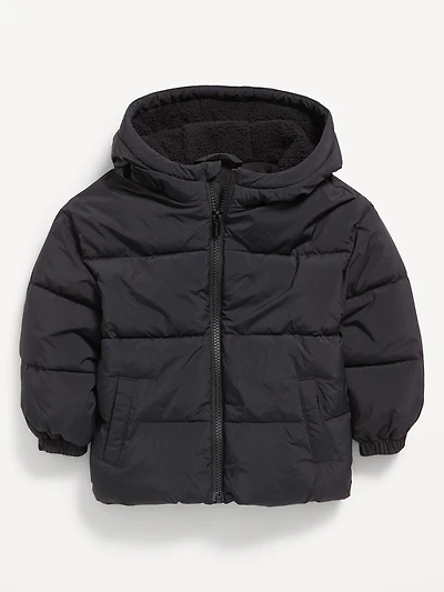 Water-Resistant Puffer Jacket for Toddler Boys