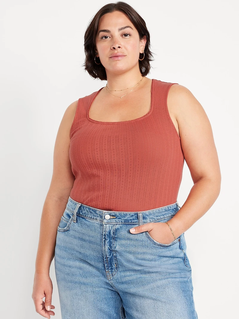 Trapeze-Neck Top