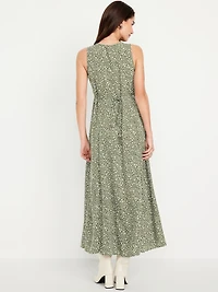 Fit & Flare Floral Maxi Dress