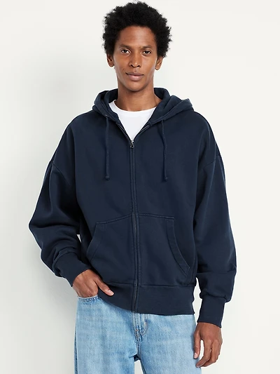 Oversized Heavyweight Zip Hoodie