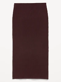 SoSoft Ribbed Midi Sweater Skirt