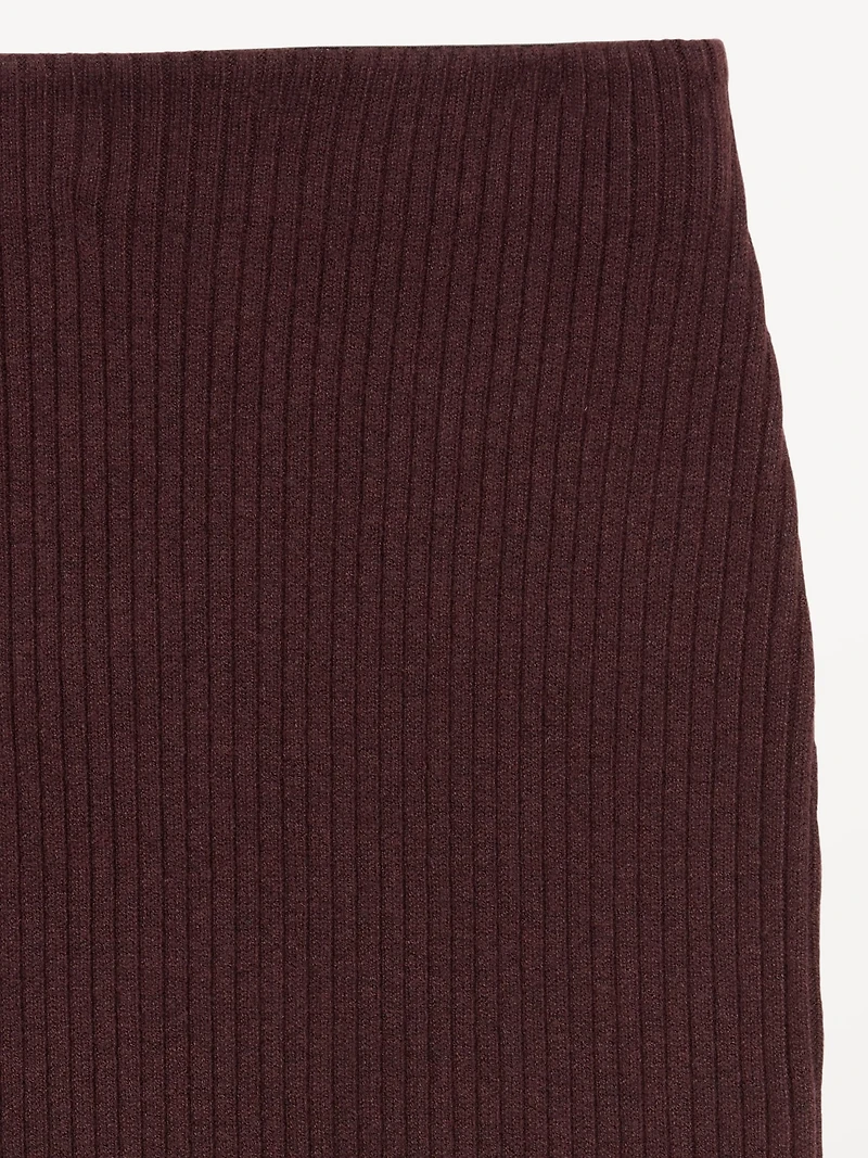 SoSoft Ribbed Midi Sweater Skirt