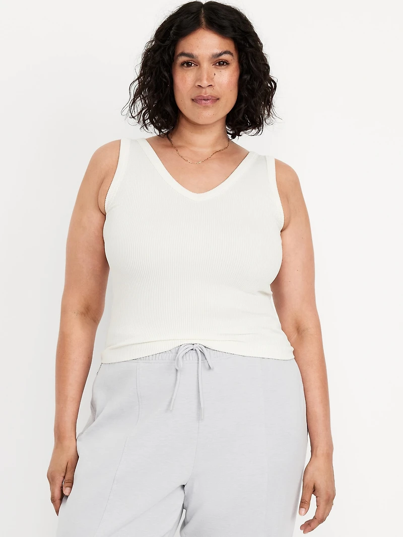 Exhale Seamless Fitted Rib Tank