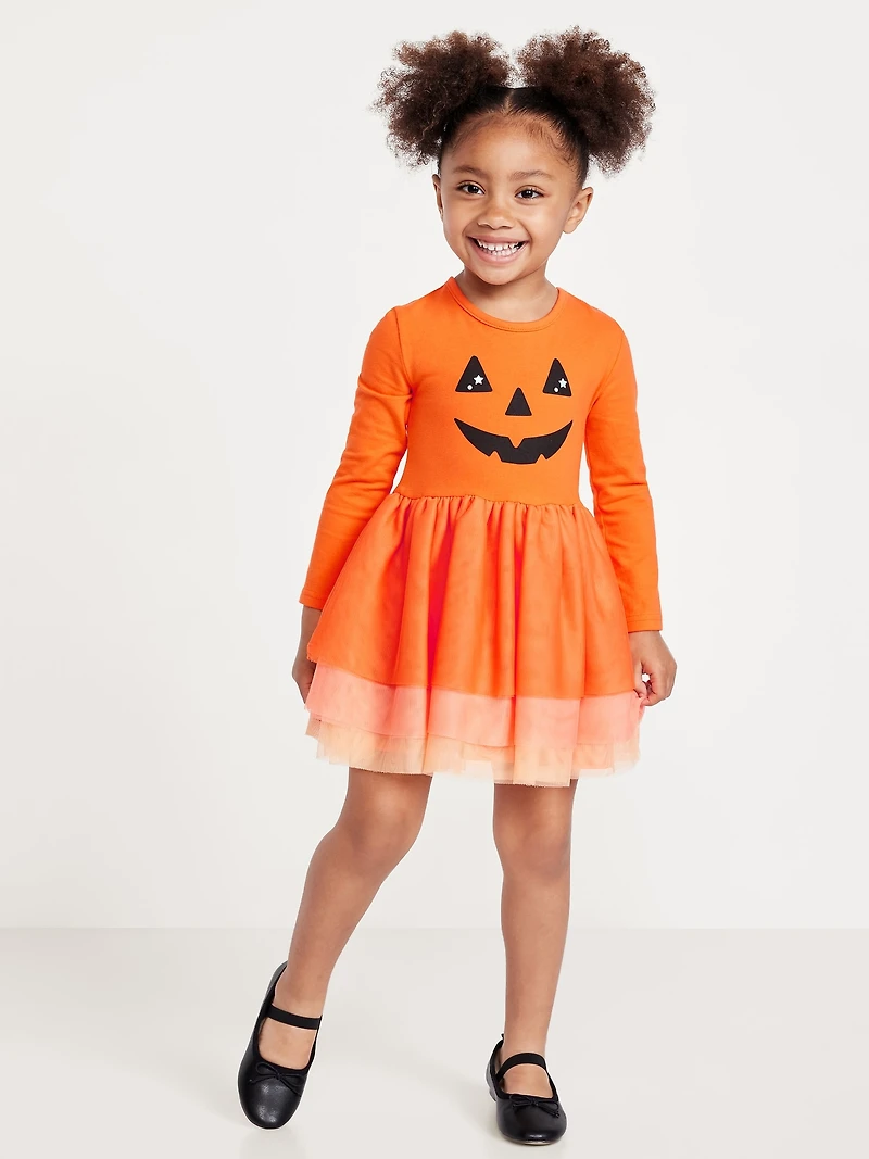 Long-Sleeve Tutu Dress for Toddler Girls