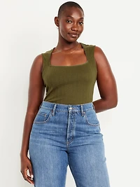 Trapeze-Neck Top
