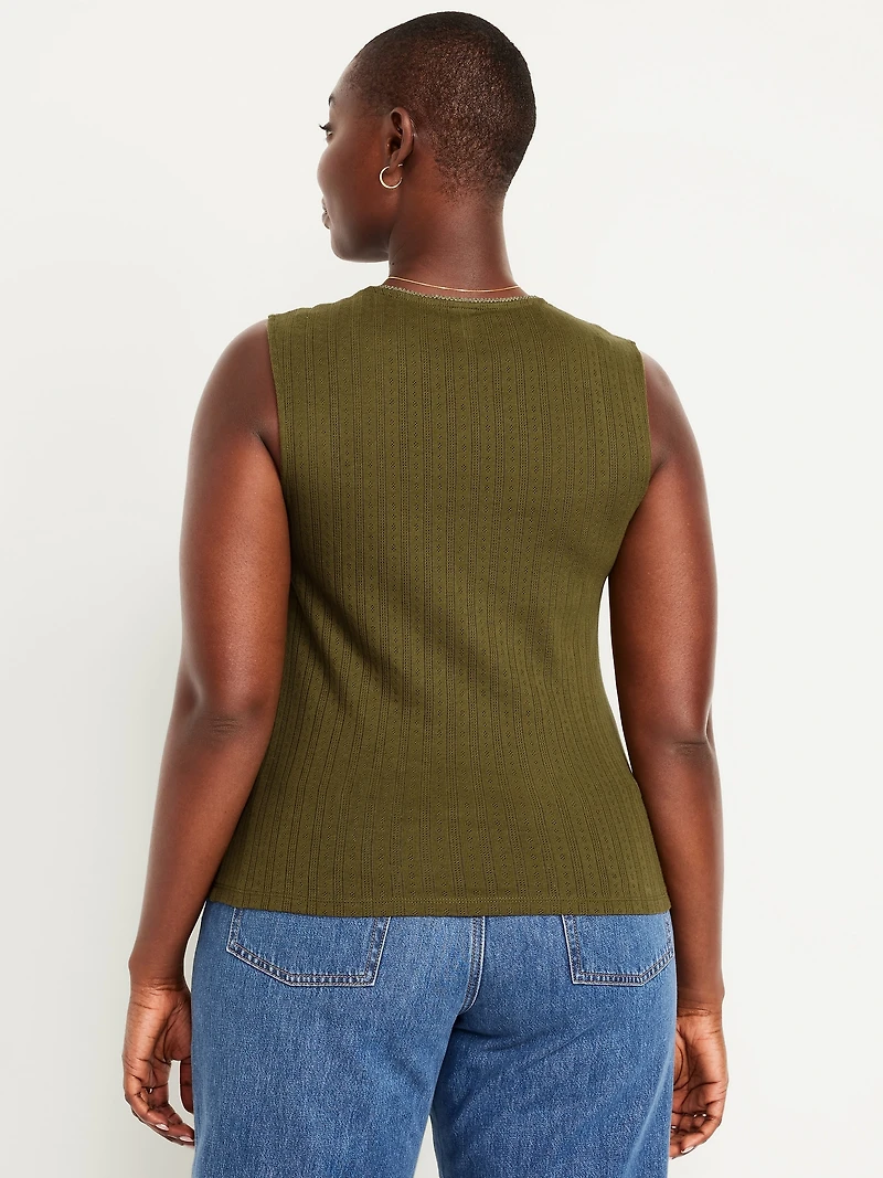 Trapeze-Neck Top