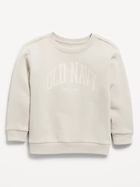 Oversized Logo-Graphic Crew-Neck Sweatshirt for Toddler Boys