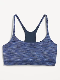 Light Support Space-Dye Racerback Sports Bra
